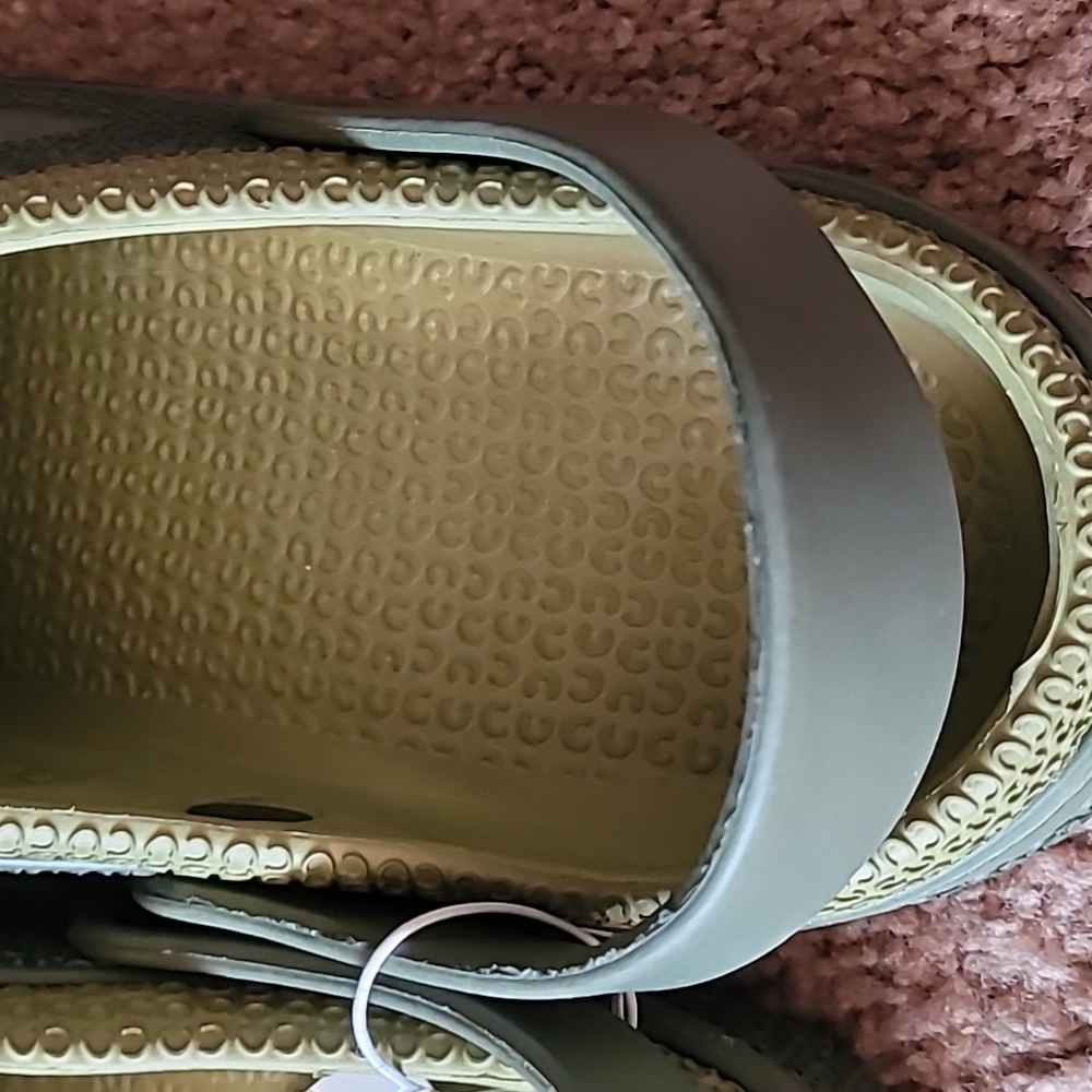 Green clogs men's olive clogs green men's clogs green clogs green men's clogs 10 - Picture 8 of 12